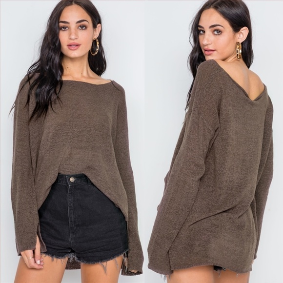 MODA ME COUTURE Tops - AMY Casual top -COCOA